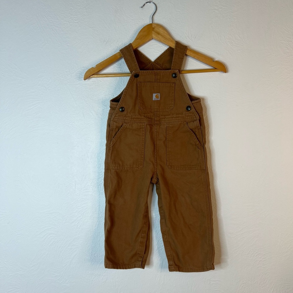 Carhartt Tan Kids Overalls size 24 months